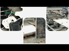 Linea di produzione completamente automatica per materiali grezzi metallici